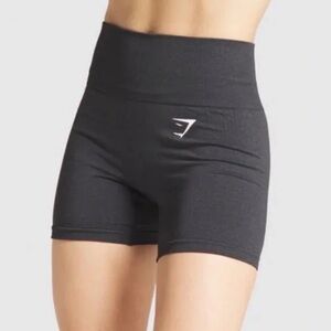 Gymshark Vital Seamless Short Black Marl - XS